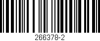 Código de barras (EAN, GTIN, SKU, ISBN): '266378-2'