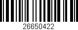 Código de barras (EAN, GTIN, SKU, ISBN): '26650422'