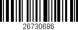Código de barras (EAN, GTIN, SKU, ISBN): '26730686'