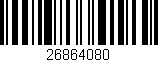 Código de barras (EAN, GTIN, SKU, ISBN): '26864080'