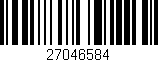 Código de barras (EAN, GTIN, SKU, ISBN): '27046584'