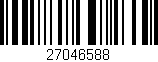 Código de barras (EAN, GTIN, SKU, ISBN): '27046588'
