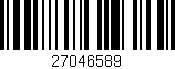 Código de barras (EAN, GTIN, SKU, ISBN): '27046589'