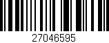 Código de barras (EAN, GTIN, SKU, ISBN): '27046595'
