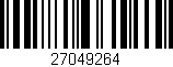 Código de barras (EAN, GTIN, SKU, ISBN): '27049264'