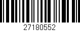 Código de barras (EAN, GTIN, SKU, ISBN): '27180552'