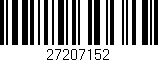 Código de barras (EAN, GTIN, SKU, ISBN): '27207152'