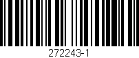 Código de barras (EAN, GTIN, SKU, ISBN): '272243-1'
