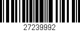 Código de barras (EAN, GTIN, SKU, ISBN): '27239992'
