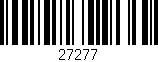Código de barras (EAN, GTIN, SKU, ISBN): '27277'