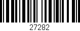 Código de barras (EAN, GTIN, SKU, ISBN): '27282'