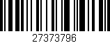 Código de barras (EAN, GTIN, SKU, ISBN): '27373796'