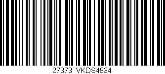 Código de barras (EAN, GTIN, SKU, ISBN): '27373|VKDS4934'