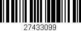 Código de barras (EAN, GTIN, SKU, ISBN): '27433099'