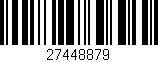 Código de barras (EAN, GTIN, SKU, ISBN): '27448879'