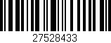 Código de barras (EAN, GTIN, SKU, ISBN): '27528433'