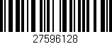 Código de barras (EAN, GTIN, SKU, ISBN): '27596128'