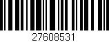Código de barras (EAN, GTIN, SKU, ISBN): '27608531'