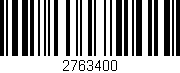 Código de barras (EAN, GTIN, SKU, ISBN): '2763400'