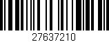 Código de barras (EAN, GTIN, SKU, ISBN): '27637210'