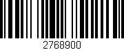 Código de barras (EAN, GTIN, SKU, ISBN): '2768900'