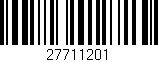 Código de barras (EAN, GTIN, SKU, ISBN): '27711201'