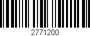 Código de barras (EAN, GTIN, SKU, ISBN): '2771200'