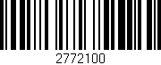 Código de barras (EAN, GTIN, SKU, ISBN): '2772100'