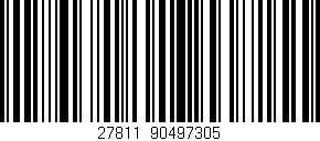 Código de barras (EAN, GTIN, SKU, ISBN): '27811|90497305'