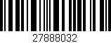 Código de barras (EAN, GTIN, SKU, ISBN): '27888032'