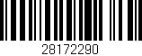 Código de barras (EAN, GTIN, SKU, ISBN): '28172290'