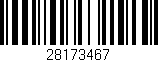 Código de barras (EAN, GTIN, SKU, ISBN): '28173467'