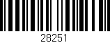 Código de barras (EAN, GTIN, SKU, ISBN): '28251'
