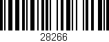 Código de barras (EAN, GTIN, SKU, ISBN): '28266'