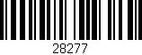 Código de barras (EAN, GTIN, SKU, ISBN): '28277'