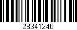 Código de barras (EAN, GTIN, SKU, ISBN): '28341246'