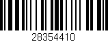 Código de barras (EAN, GTIN, SKU, ISBN): '28354410'