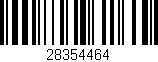 Código de barras (EAN, GTIN, SKU, ISBN): '28354464'