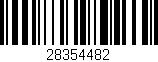 Código de barras (EAN, GTIN, SKU, ISBN): '28354482'