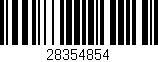 Código de barras (EAN, GTIN, SKU, ISBN): '28354854'