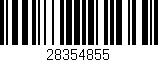Código de barras (EAN, GTIN, SKU, ISBN): '28354855'