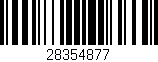 Código de barras (EAN, GTIN, SKU, ISBN): '28354877'