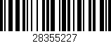 Código de barras (EAN, GTIN, SKU, ISBN): '28355227'