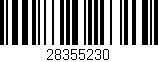 Código de barras (EAN, GTIN, SKU, ISBN): '28355230'