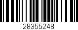Código de barras (EAN, GTIN, SKU, ISBN): '28355248'