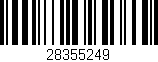 Código de barras (EAN, GTIN, SKU, ISBN): '28355249'