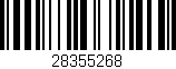 Código de barras (EAN, GTIN, SKU, ISBN): '28355268'