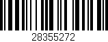 Código de barras (EAN, GTIN, SKU, ISBN): '28355272'