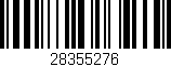 Código de barras (EAN, GTIN, SKU, ISBN): '28355276'