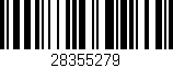 Código de barras (EAN, GTIN, SKU, ISBN): '28355279'